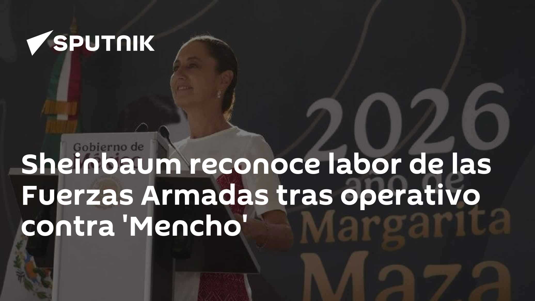 Sheinbaum reconoce labor de las Fuerzas Armadas tras operativo contra ...