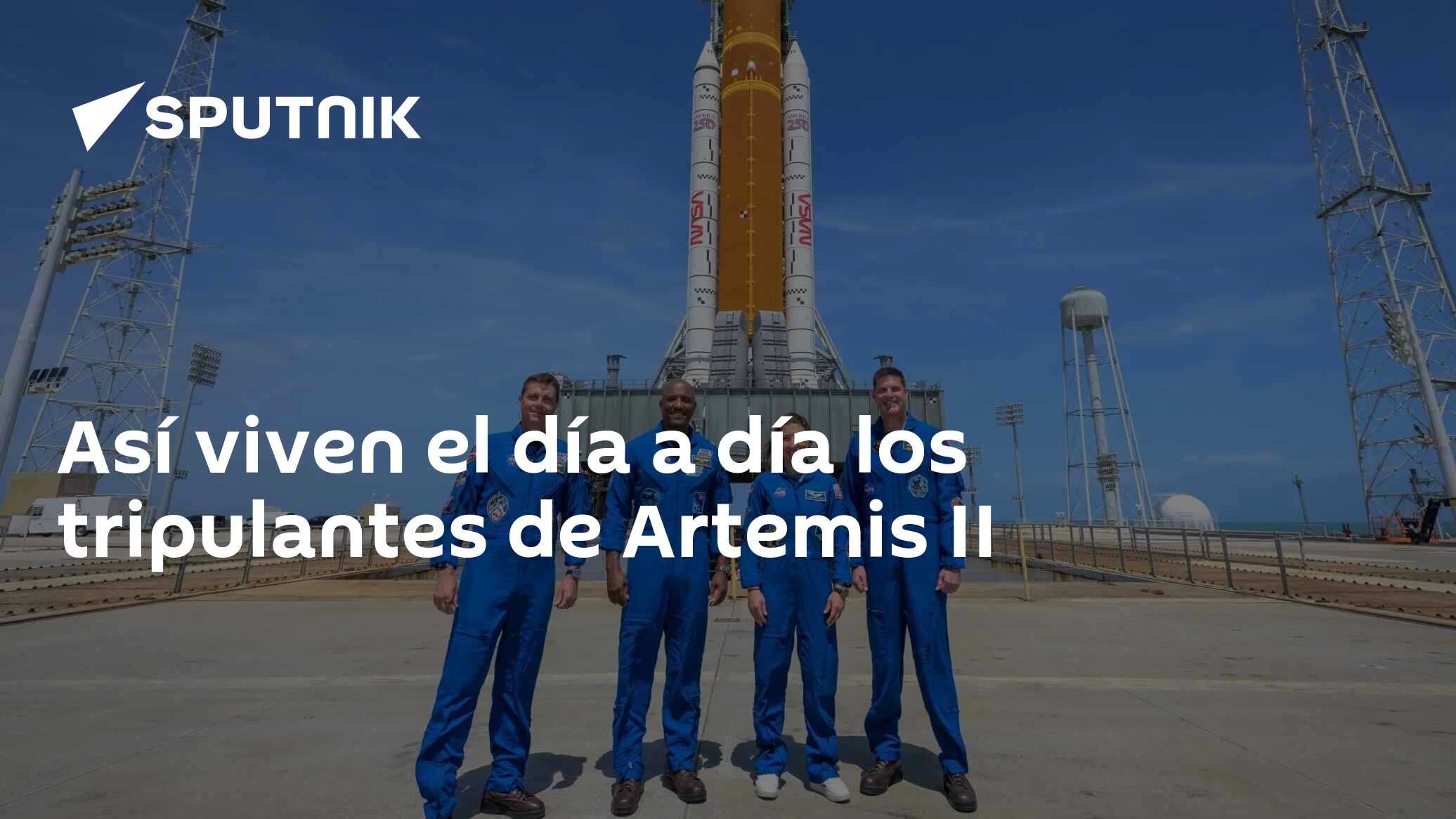 Así viven el día a día los tripulantes de Artemis II - 05.04.2026 ...