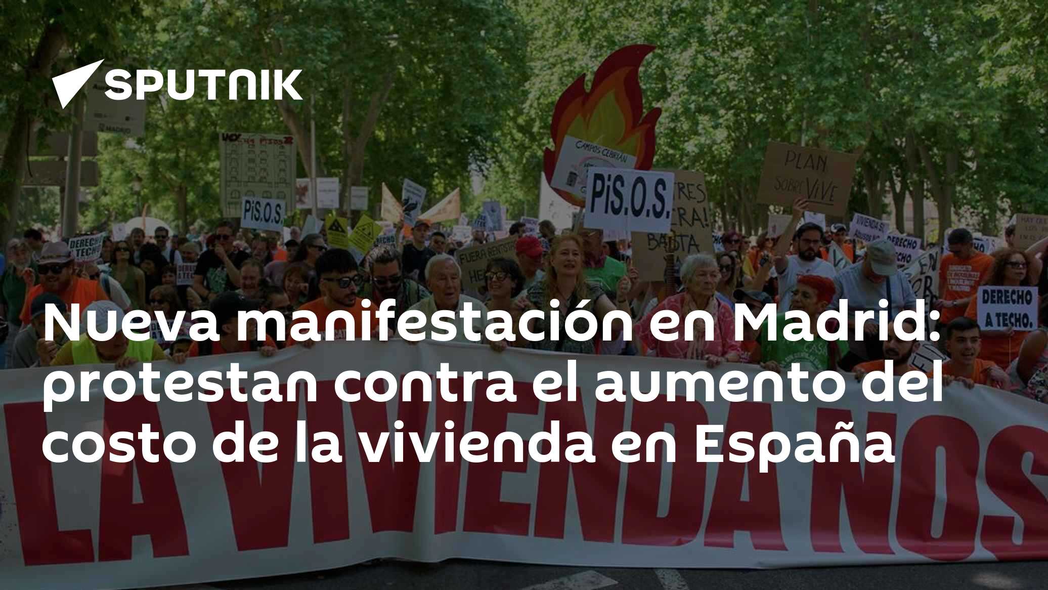 Nueva manifestación en Madrid: protestan contra el aumento del costo de ...
