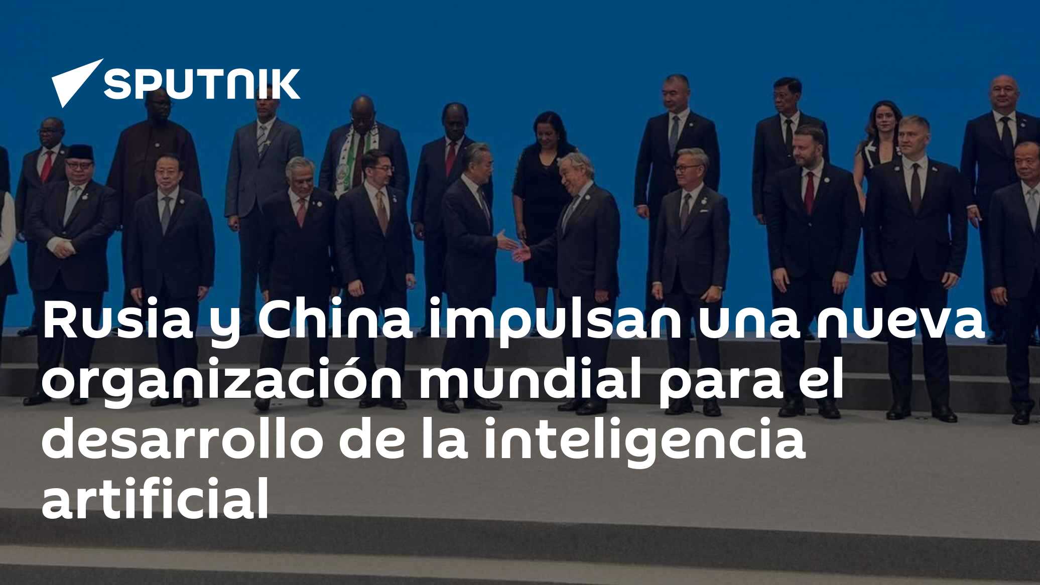 Rusia y China impulsan una nueva organización mundial para el desarrollo de la inteligencia artificial