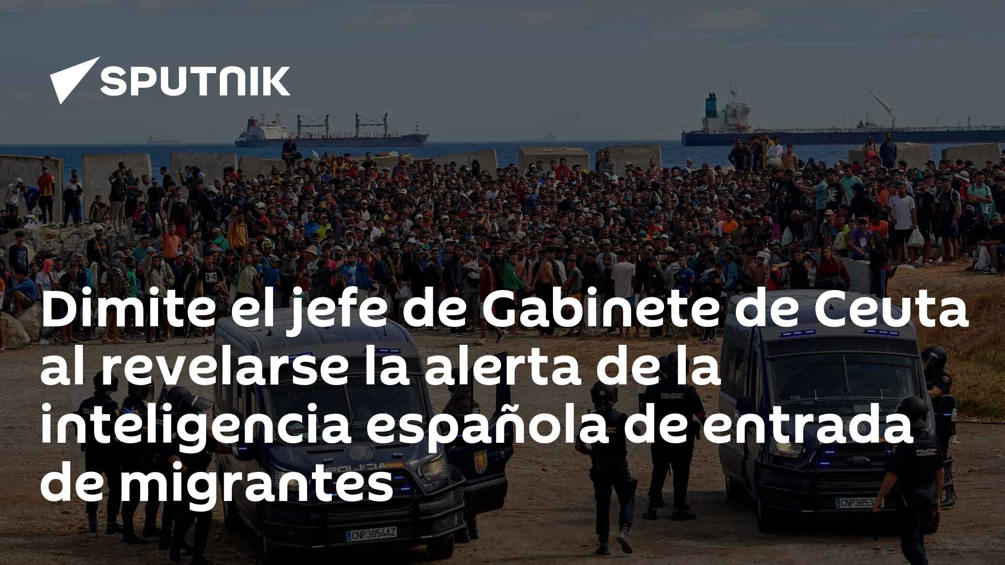 Dimite el jefe de Gabinete de Ceuta al revelarse la alerta de la inteligencia española de entrada de migrantes