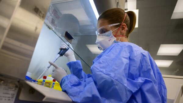 Científica en el laboratorio del Hospital Gregorio Marañón en Madrid. 5 junio 2020 - Sputnik Mundo