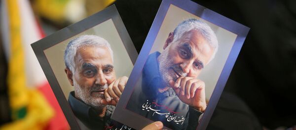 Foto de Qasem Soleimani, general iraní Foto de Qasem Soleimani, general iraní - Sputnik Mundo