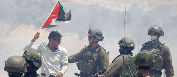 Protestas contra la anexión de Cisjordania por Israel (archivo) - Sputnik Mundo