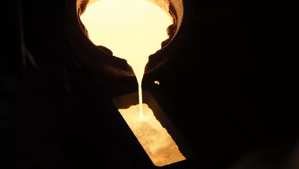 Producción de lingotes de oro - Sputnik Mundo