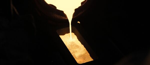 Producción de lingotes de oro - Sputnik Mundo