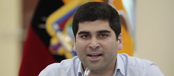 Otto Sonnenholzner, exvicepresidente de Ecuador - Sputnik Mundo