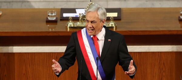 Sebastián Piñera, presidente de Chile - Sputnik Mundo