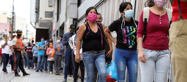 Situación en Caracas, Venezuela Situación en Caracas, Venezuela - Sputnik Mundo