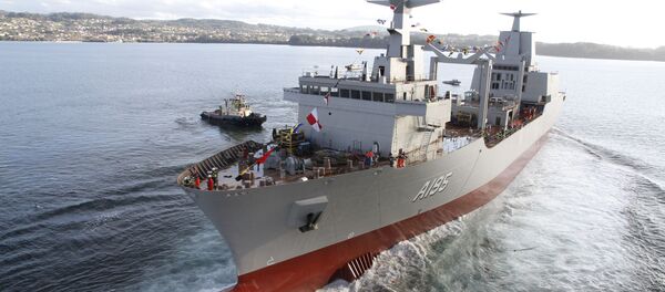 Botamiento del 'Supply' en la ría de Ferrol - Sputnik Mundo