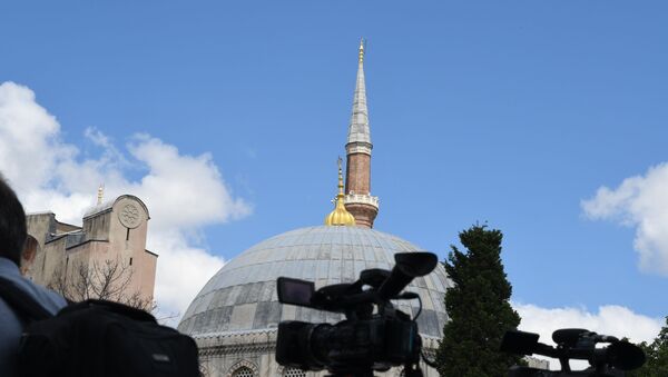 La catedral de Santa Sofía en Estambul, Turquía - Sputnik Mundo