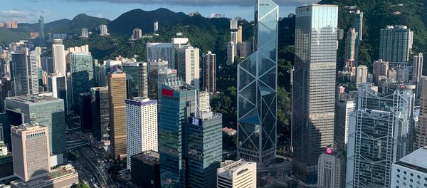 Vista general sobre los rascacielos de Hong Kong - Sputnik Mundo