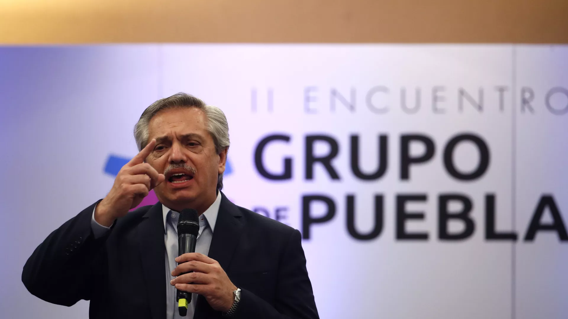 El presidente de Argentina, Alberto Fernández, durante un encuentro del Grupo de Puebla (archivo) El presidente de Argentina, Alberto Fernández, durante un encuentro del Grupo de Puebla (archivo) - Sputnik Mundo, 1920, 05.08.2022