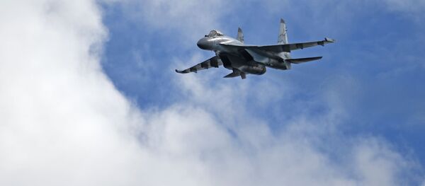 Un caza ruso Su-35 (archivo) - Sputnik Mundo