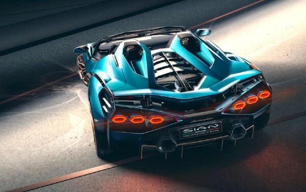 El Sián Roadster de Lamborghini visto desde arriba - Sputnik Mundo