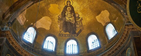 Mosaico cristiano en Santa Sofía - Sputnik Mundo