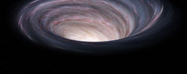 Un agujero negro, imagen artística - Sputnik Mundo