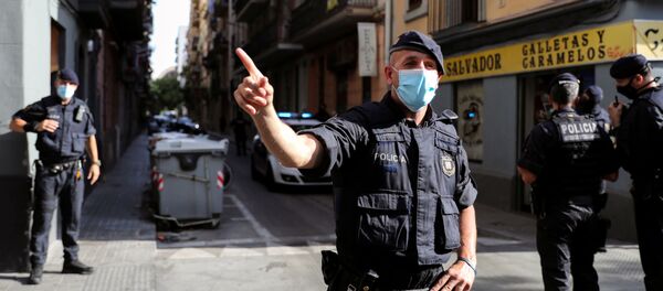 Un agente de Mossos d'Esquadra  - Sputnik Mundo