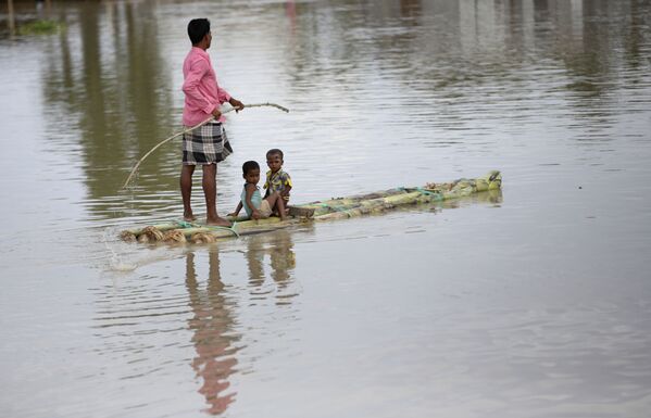 Nuevo capítulo del 2020: las intensas inundaciones azotan los países asiáticos - Sputnik Mundo