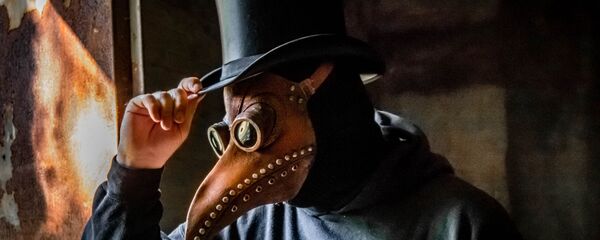 Un médico de la peste negra Un médico de la peste negra - Sputnik Mundo