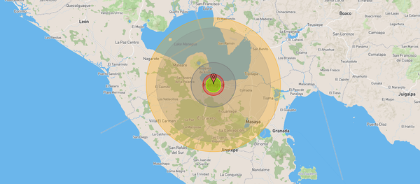 Detonación de la Tsar Bomba en Nukemap - Sputnik Mundo