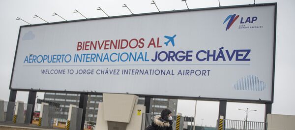 El Aeropuerto Internacional Jorge Chávez, en Lima, Perú El Aeropuerto Internacional Jorge Chávez, en Lima, Perú - Sputnik Mundo