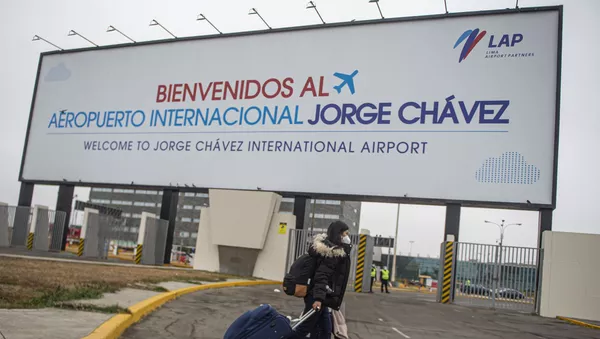 El Aeropuerto Internacional Jorge Chávez, en Lima, Perú