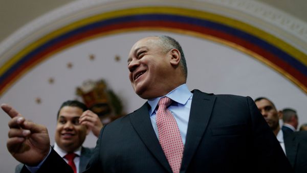 Diosdado Cabello, presidente de la Asamblea Nacional Constituyente de Venezuela Diosdado Cabello, presidente de la Asamblea Nacional Constituyente de Venezuela - Sputnik Mundo