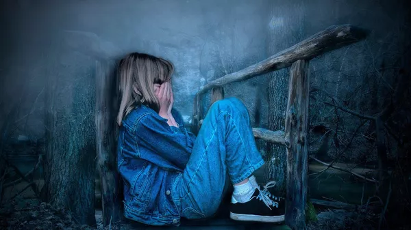 Niña llorando
