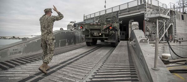 Un militar de EEUU en Rota, España - Sputnik Mundo