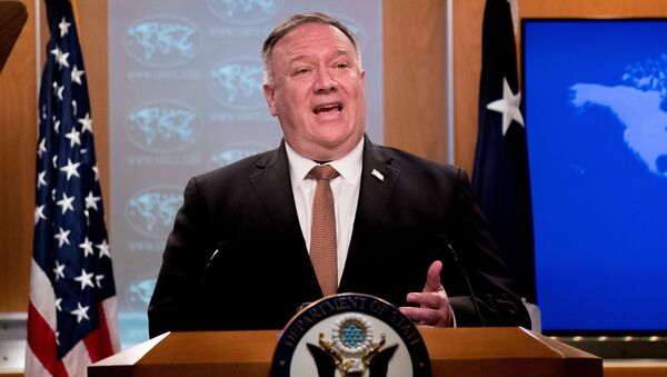 Mike Pompeo, secretario de Estado de EEUU - Sputnik Mundo