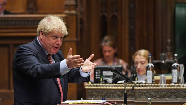 Boris Johnson, primer ministro británico - Sputnik Mundo