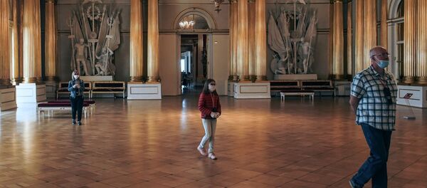 Interior del Museo ruso Hermitage Interior del Museo ruso Hermitage - Sputnik Mundo