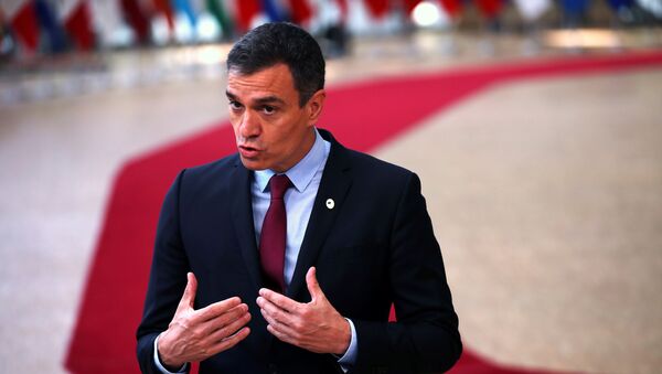 Pedro Sánchez, el presidente del Gobierno español Pedro Sánchez, el presidente del Gobierno español - Sputnik Mundo