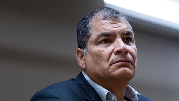 Rafael Correa, expresidente de Ecuador - Sputnik Mundo