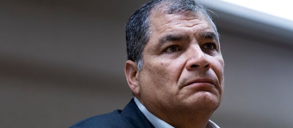 Rafael Correa, expresidente de Ecuador - Sputnik Mundo