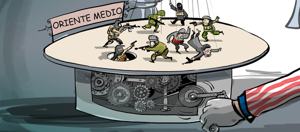 EEUU, la mano que da vida al teatro de marionetas de Oriente Medio - Sputnik Mundo
