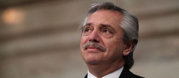 Alberto Fernández, presidente de Argentina - Sputnik Mundo