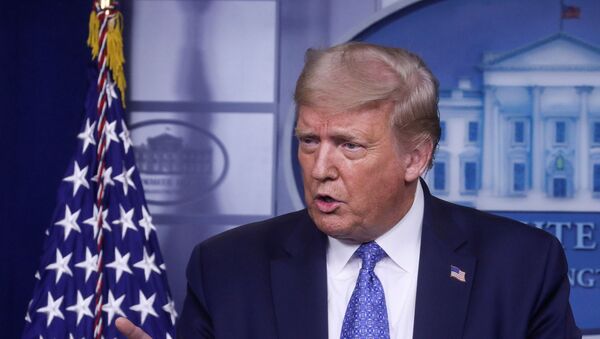 Donald Trump, presidente de EEUU - Sputnik Mundo