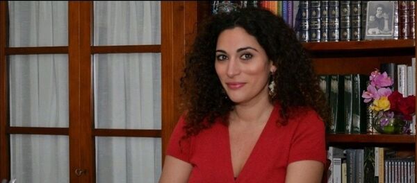 La abogada y escritora Pastora Filigrana, en su despacho - Sputnik Mundo