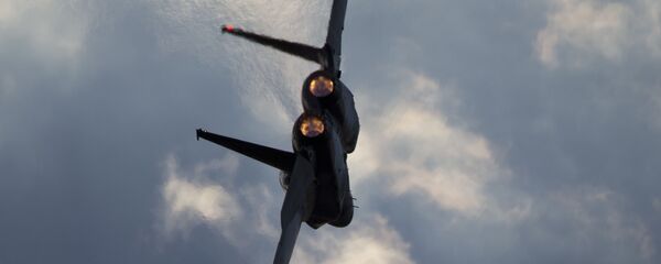 Un avión de caza F-15 israelí - Sputnik Mundo