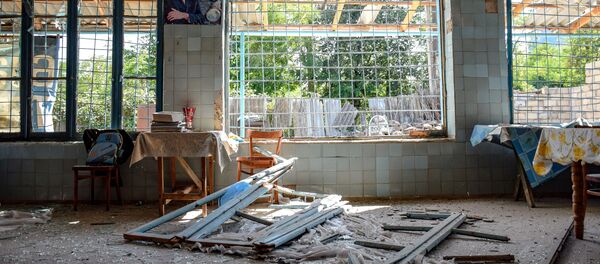 Consecuencias de un ametrallamiento en la frontera armenia-azerí - Sputnik Mundo