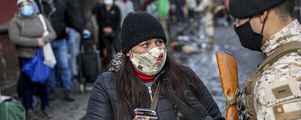 El coronavirus en Chile (imagen referencial) - Sputnik Mundo