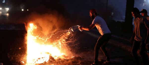 Protestas en Beirut, el Líbano - Sputnik Mundo