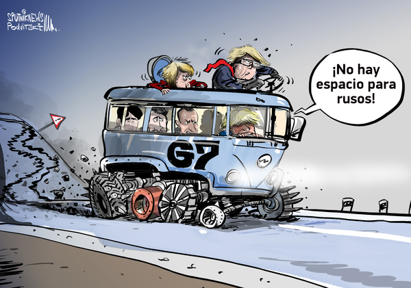 Cámara de Representantes de EEUU aprueba prohibir la participación de Rusia en el G7 Cámara de Representantes de EEUU aprueba prohibir la participación de Rusia en el G7 - Sputnik Mundo