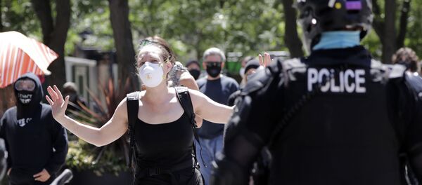 Protestas en Seattle, Estados Unidos - Sputnik Mundo