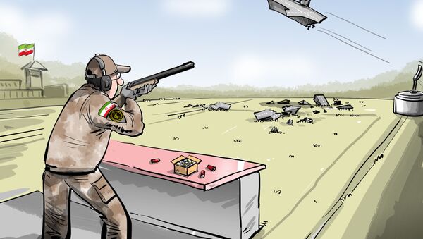 Irán caza un 'portaviones de EEUU' - Sputnik Mundo