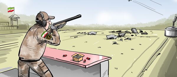 Irán caza un 'portaviones de EEUU' Irán caza un 'portaviones de EEUU' - Sputnik Mundo