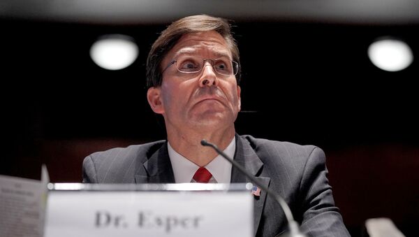 Mark Esper, secretario de Defensa de EEUU - Sputnik Mundo