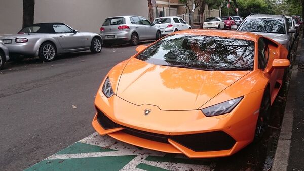 Un automóvil Huracán de Lamborghini (imagen referencial) - Sputnik Mundo